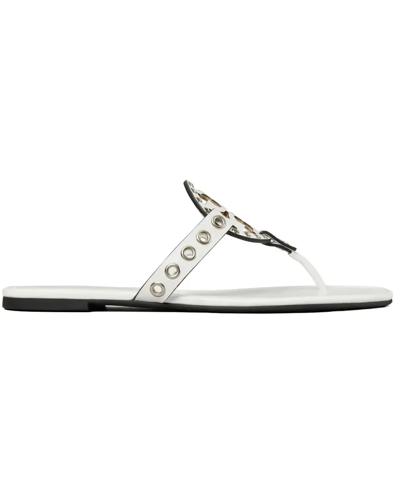 Tory Burch Miller Flip-Flops - Weiß Weiß