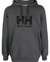 Helly Hansen Hoodie aus Bio-Baumwolle mit Logo Grau