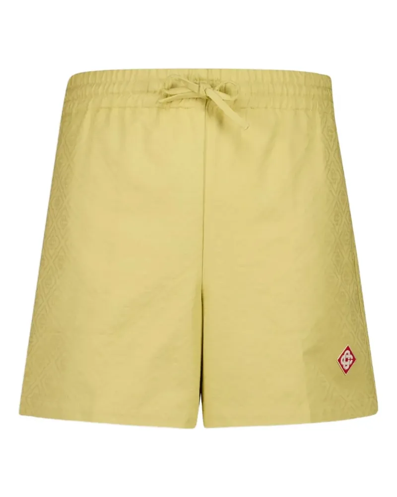 Casablanca Paris Shorts mit Monogramm - Gelb Gelb