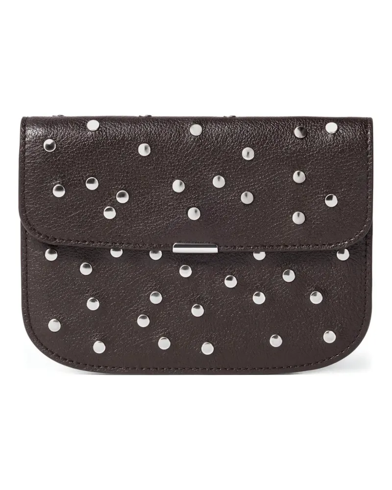 Christophe Lemaire Portemonnaie mit Nieten - Braun Braun