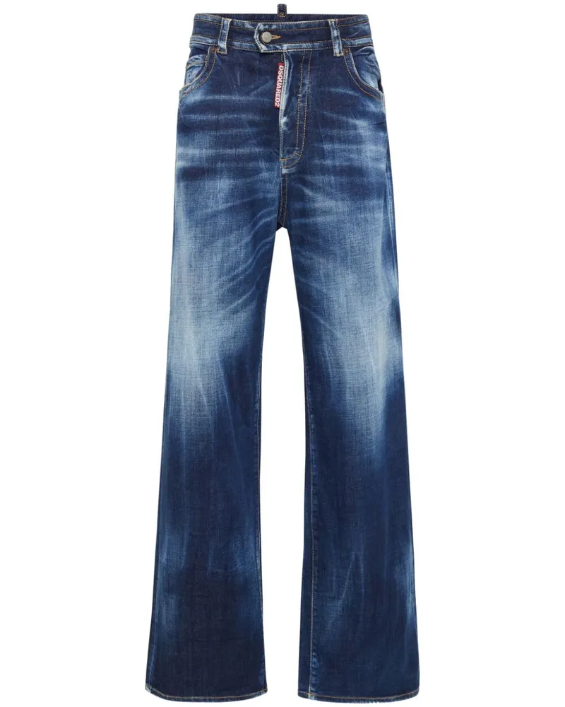 Dsquared2 Jeans mit weitem Bein - Blau Blau
