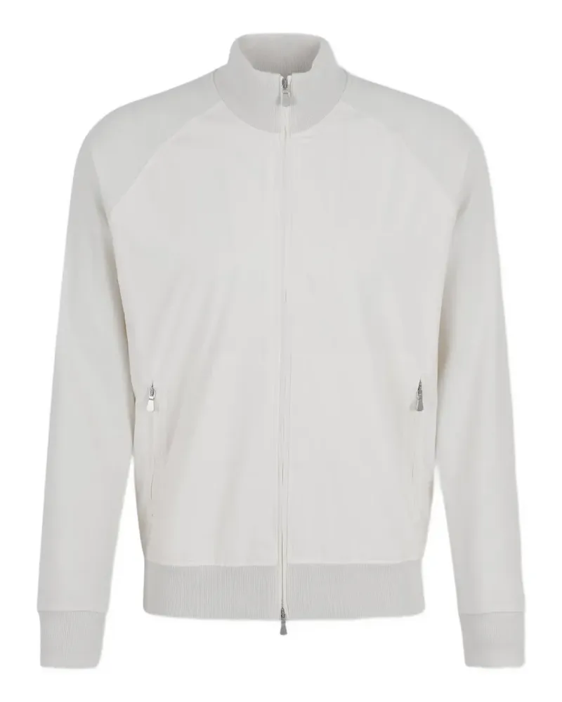 Gran Sasso zip-up sweatshirt - Weiß Weiß