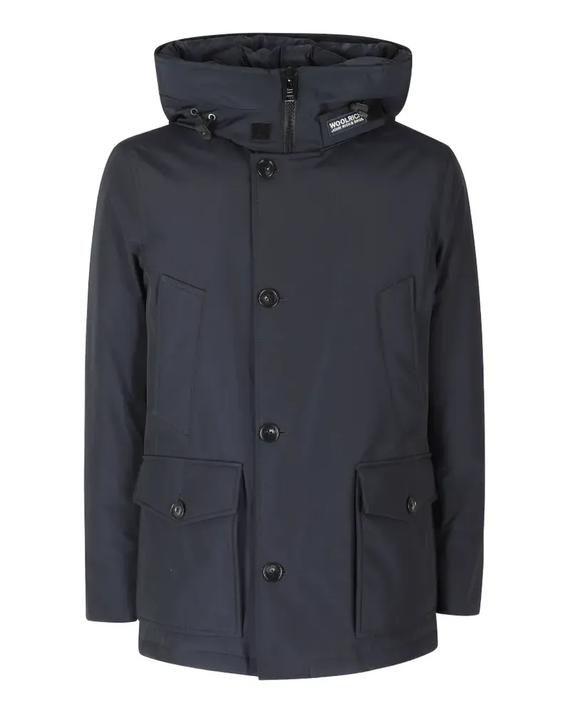 Woolrich Arctic Ramar Cloth Parka mit Kapuze - Blau Blau