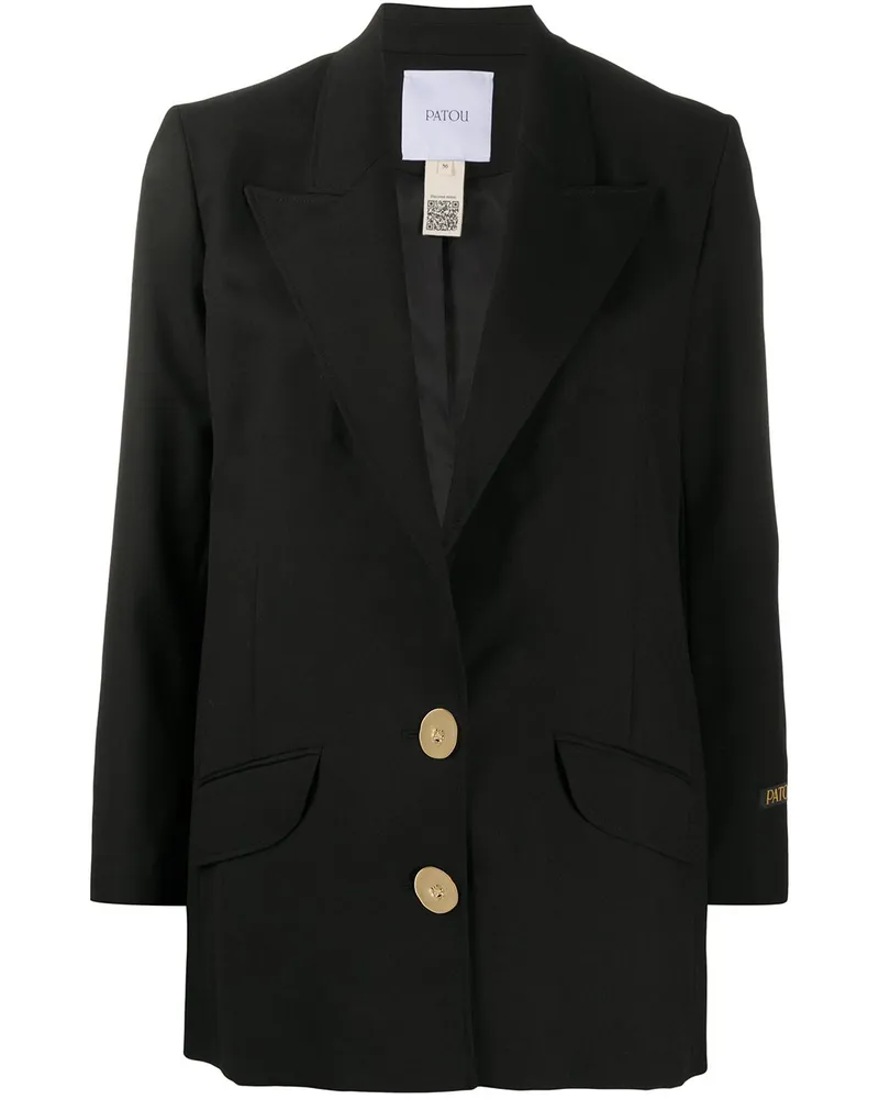 Patou Blazer mit Schmuckknöpfen - Schwarz Schwarz