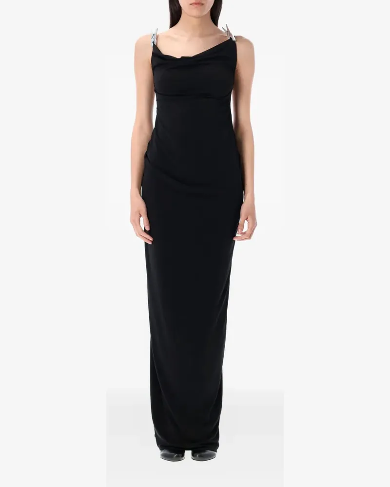 COPERNI Drapiertes Maxikleid - Schwarz Schwarz