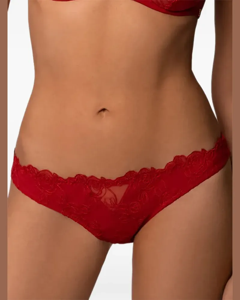 Kiki De Montparnasse La Rose Bikinihöschen - Rot Rot