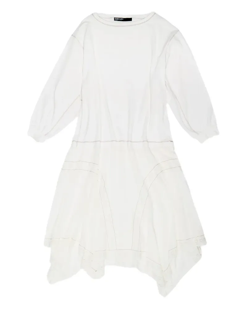 BIMBA Y LOLA Kleid mit Spitzenborten - Weiß Weiß