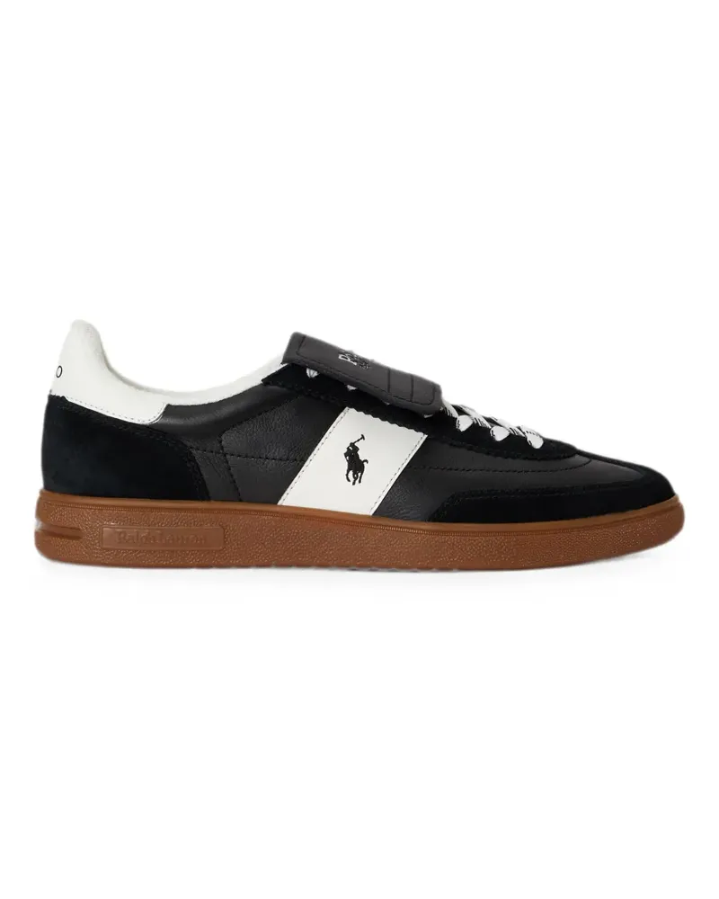 Ralph Lauren Bedford Sneakers mit Logo-Stickerei - Schwarz Schwarz