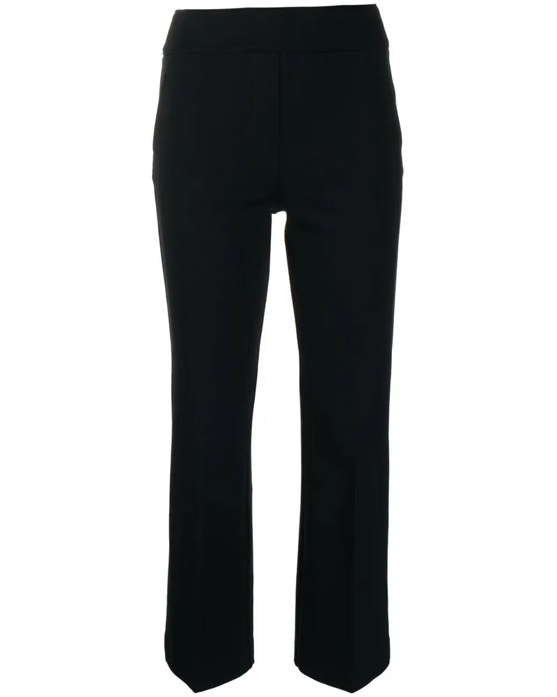 Spanx Gerade Cropped-Hose Schwarz