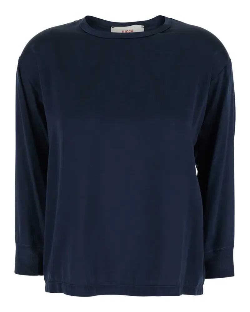 Jucca Sweatshirt mit Rundhalsausschnitt - Blau Blau