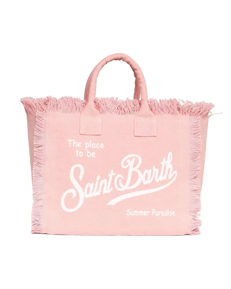 MC2 Saint Barth Colette fringe-trim tote bag - Rosa Rosa