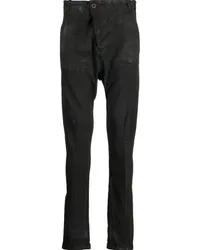 Boris Bidjan Saberi Tapered-Hose mit hohem Bund Schwarz