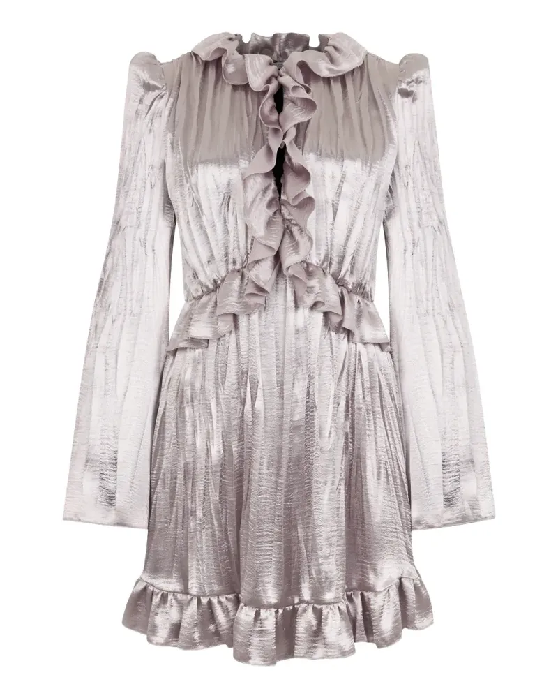 Philosophy Di Lorenzo Serafini ruffled dress - Grau Grau