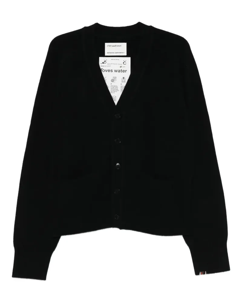extreme cashmere Cardigan aus Kaschmir - Schwarz Schwarz