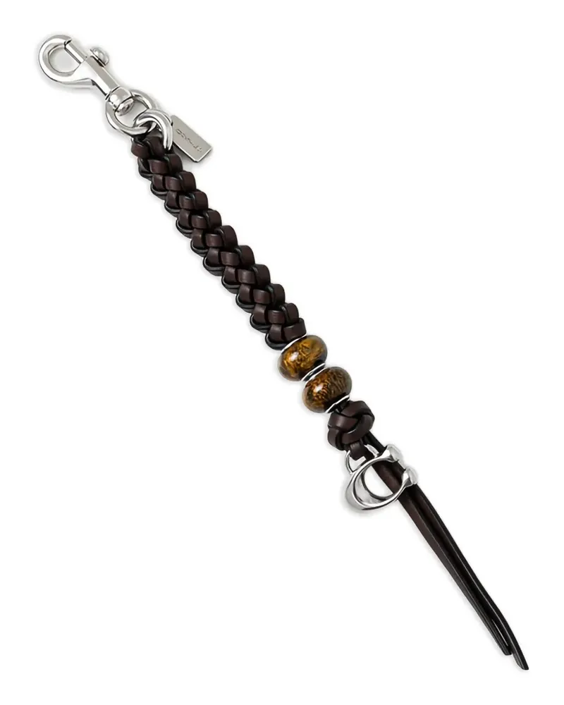 Coach braided beaded keyring - Braun Braun