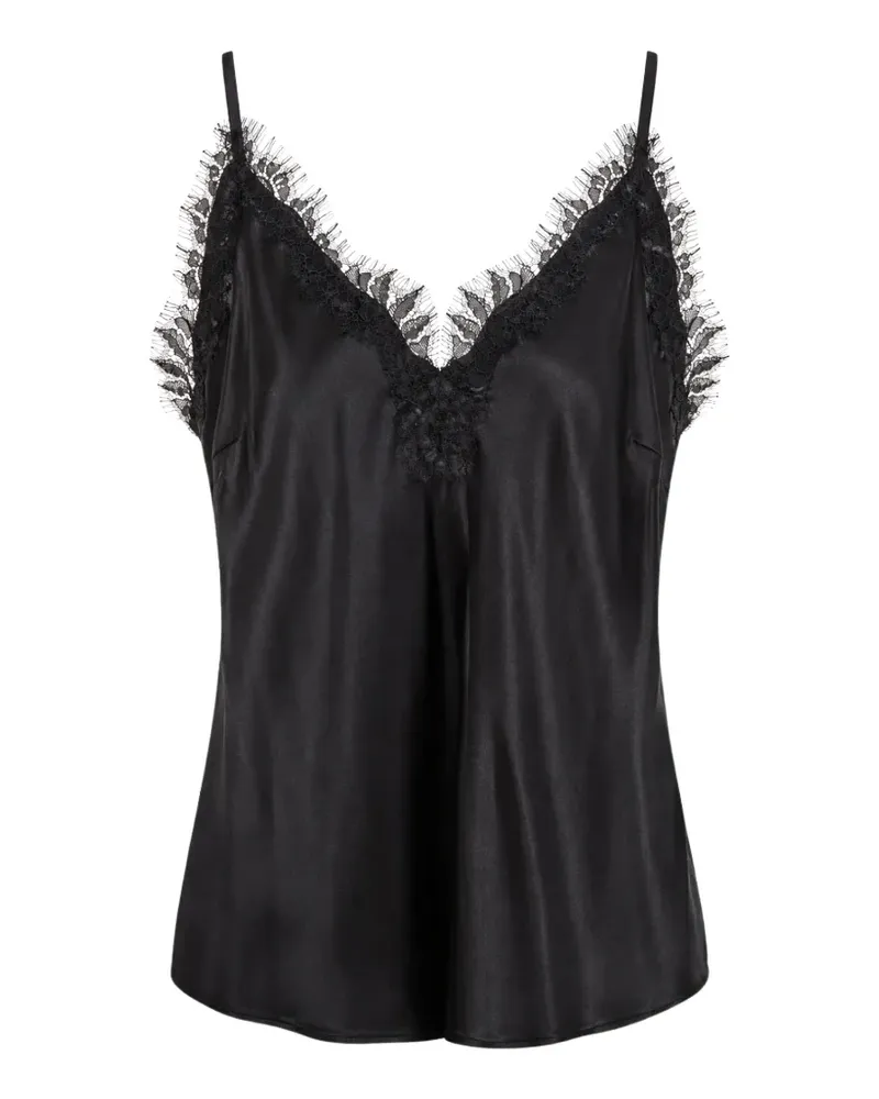 Gold Hawk Clothing Camisole-Top mit Spitzenbesatz - Schwarz Schwarz