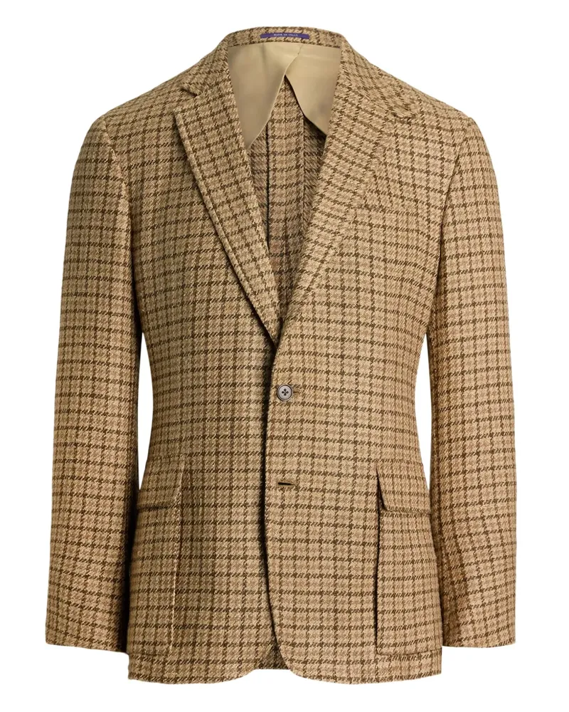 Ralph Lauren Kariertes Sakko - Nude Nude