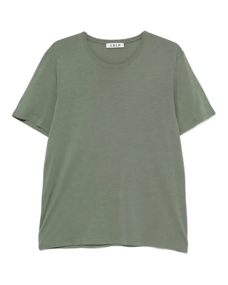 CDLP T-Shirt mit rundem Ausschnitt - Grün Grün