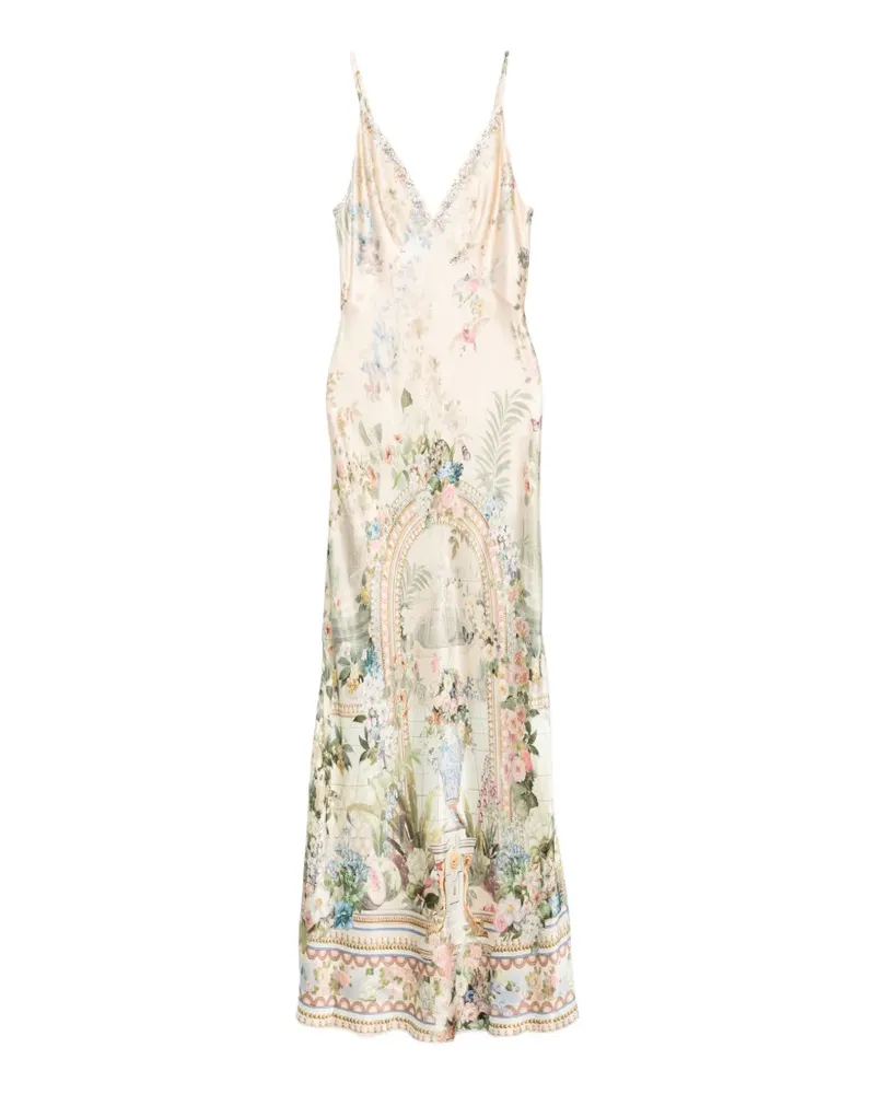 Camilla floral-print silk maxi dress - Rosa Rosa