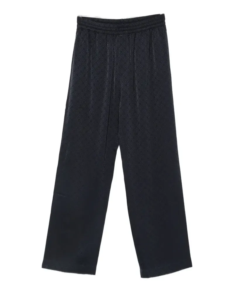 Casablanca Paris monogram-jacquard trousers - Blau Blau