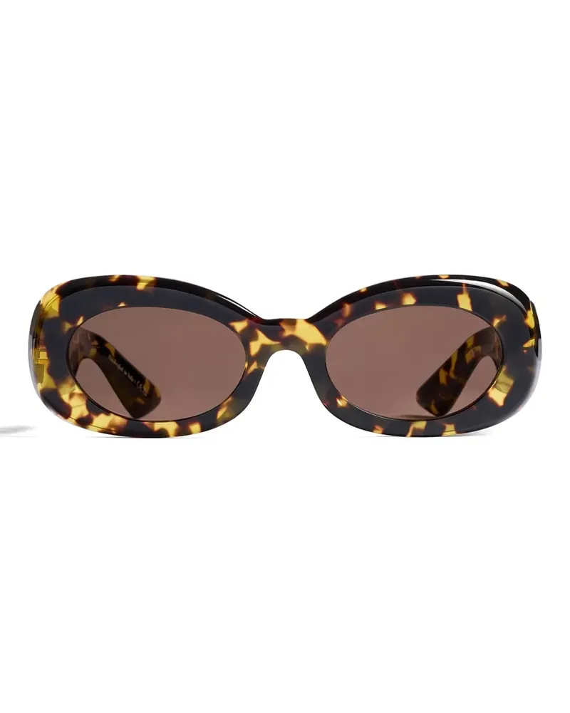 KHAITE x Oliver Peoples 1992C Sonnenbrille mit ovalem Gestell - Braun Braun