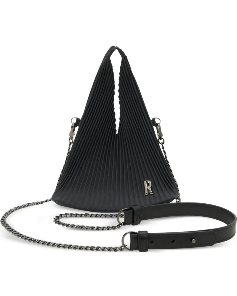Repeat Petite Tote Bag mit Falten - Schwarz Schwarz