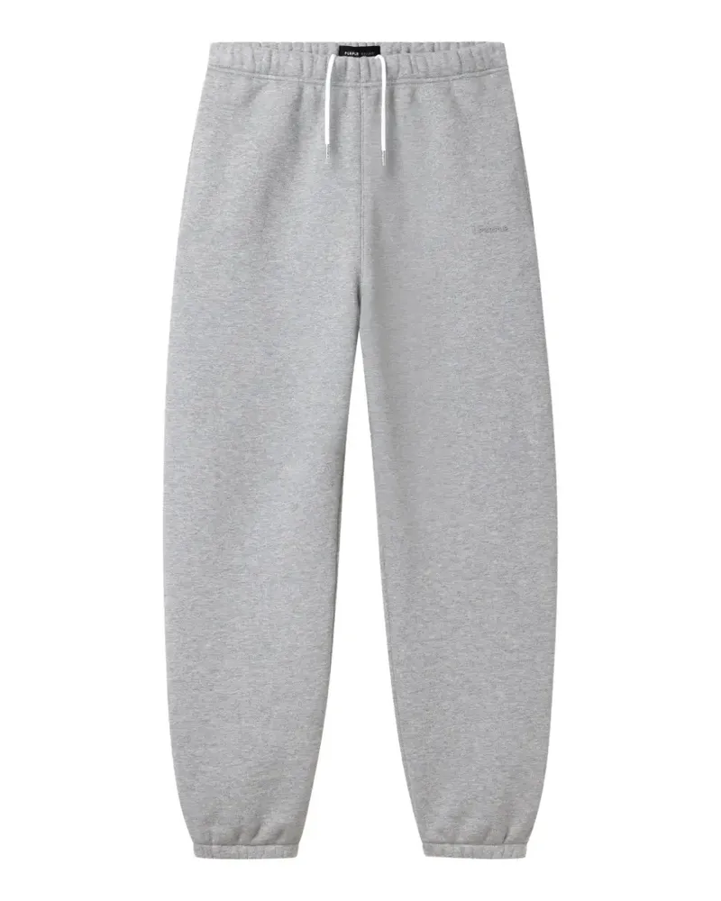 PURPLE BRAND logo-embroidered drawstring track pants - Grau Grau