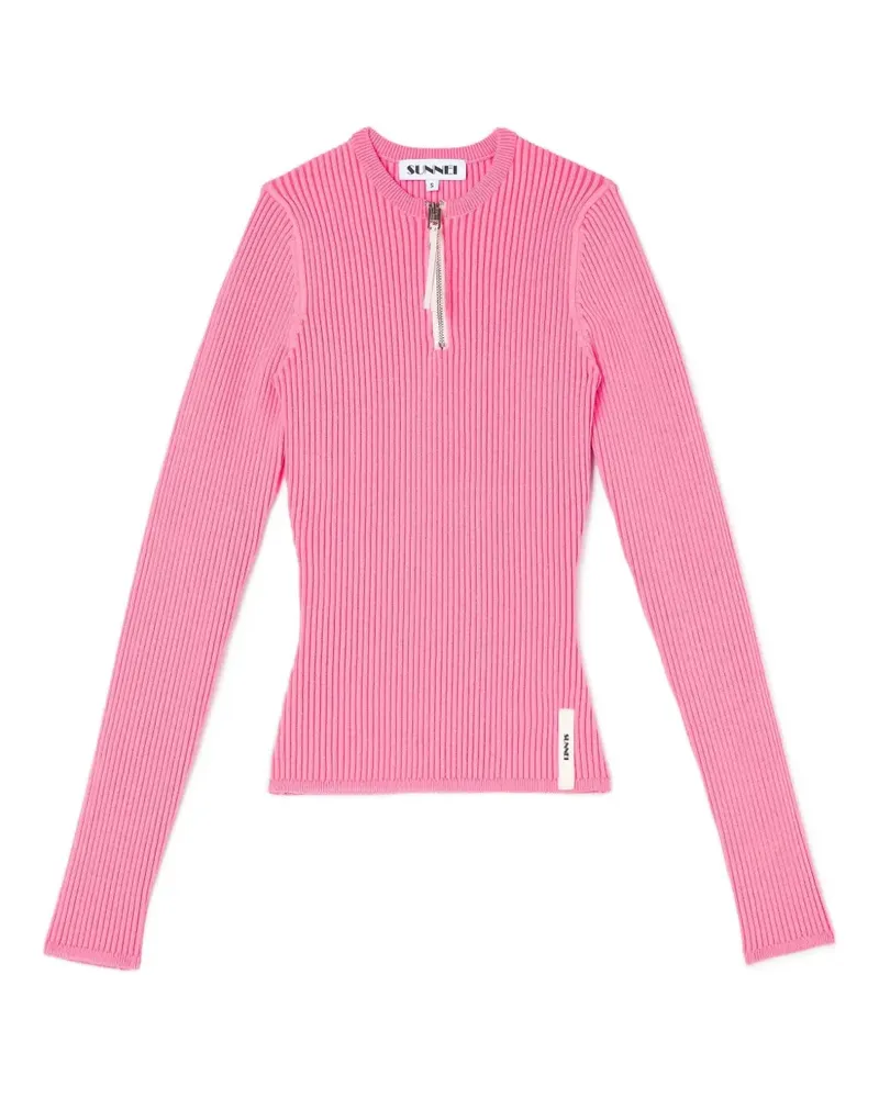 SUNNEI round-neck sweater - Rosa Rosa