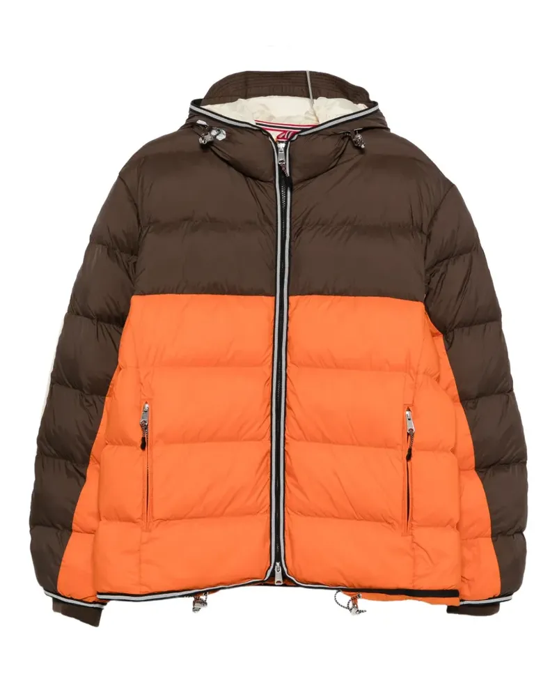 Napapijri logo-patch puffer jacket - Braun Braun