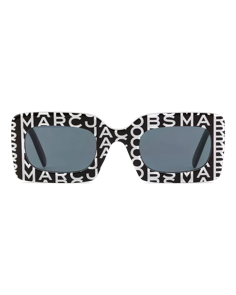 Marc Jacobs Sonnenbrille mit eckigem Gestell - Schwarz Schwarz