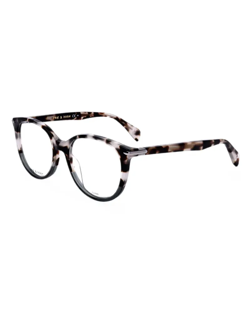 Rag & Bone tortoiseshell-effect round-frame glasses - Braun Braun
