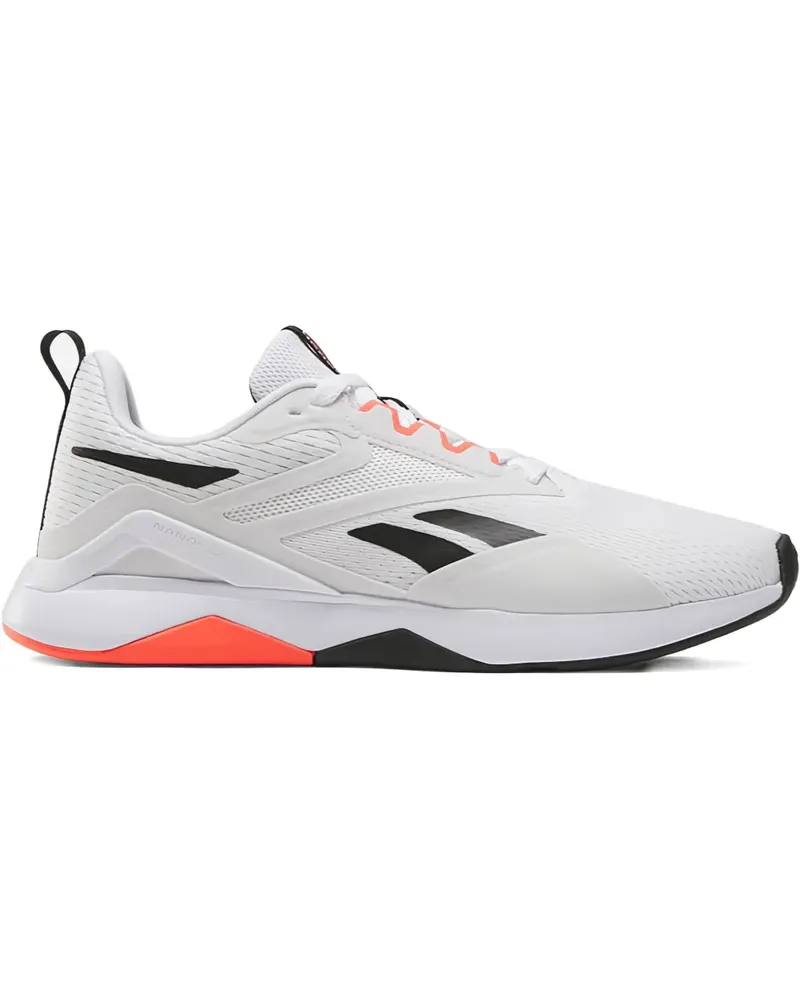 Reebok Nanoflex TR 2 "White/Orange Flare" Sneakers - Weiß Weiß