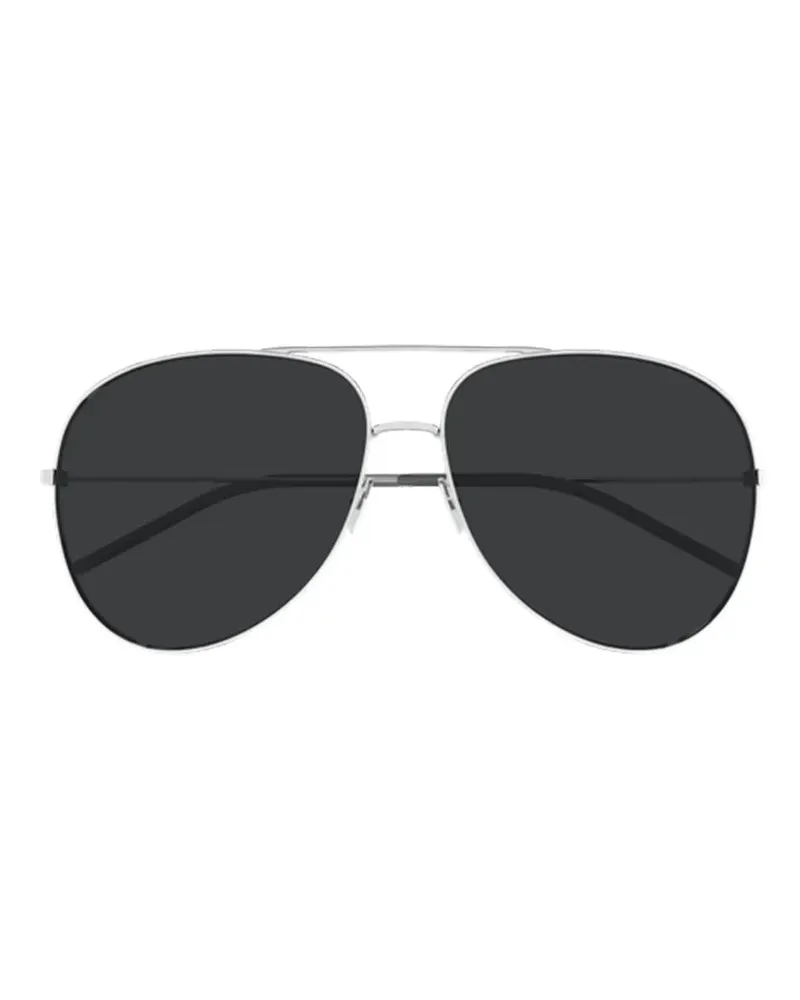 Saint Laurent Getönte Pilotenbrille - Silber Silber