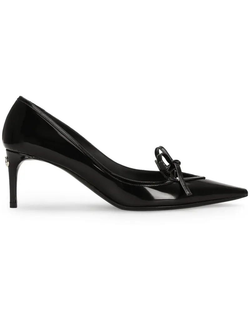 Dolce & Gabbana Pumps mit Schleifenverschluss - Schwarz Schwarz