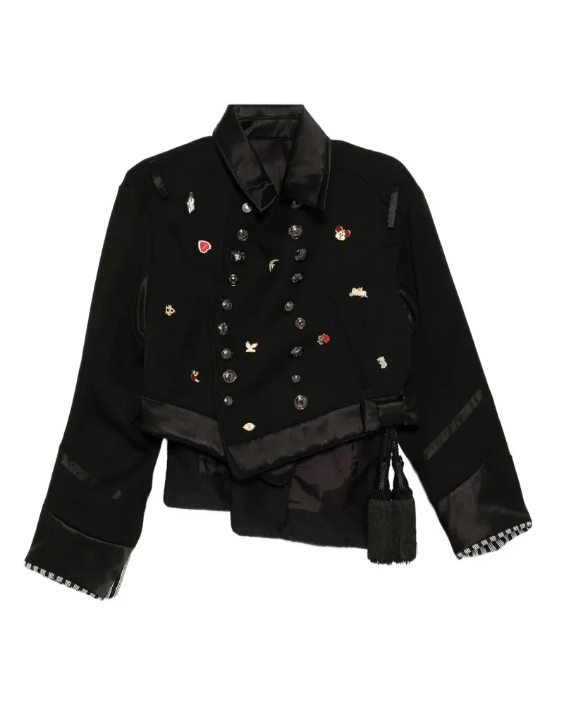 Undercover Jacke mit Patches - Schwarz Schwarz
