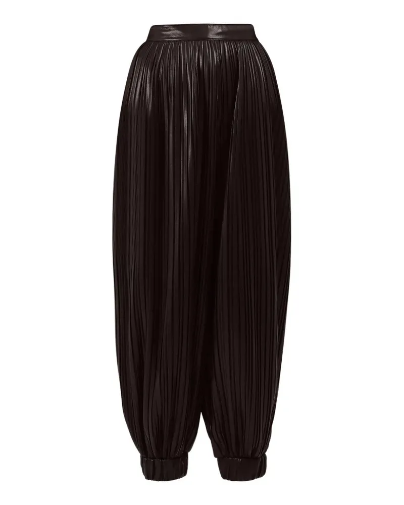 Rowen Rose pleated balloon trousers - Braun Braun