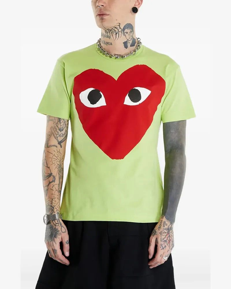 Comme des Garçons Klassisches T-Shirt - Grün Grün