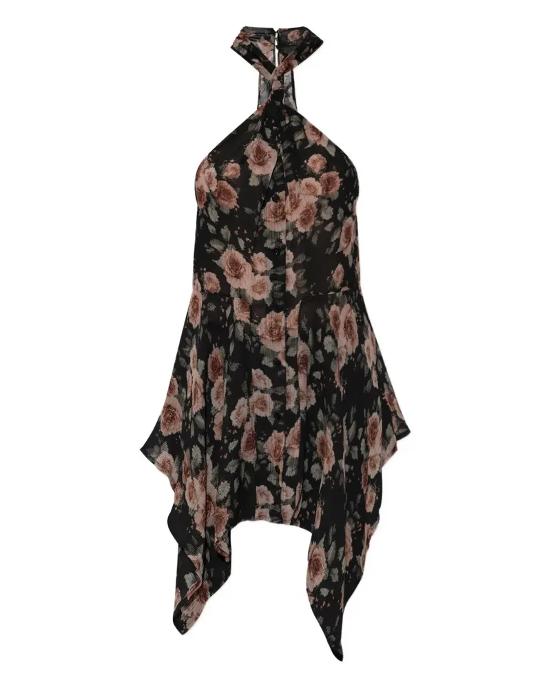 IRO Lassan floral-print top - Schwarz Schwarz