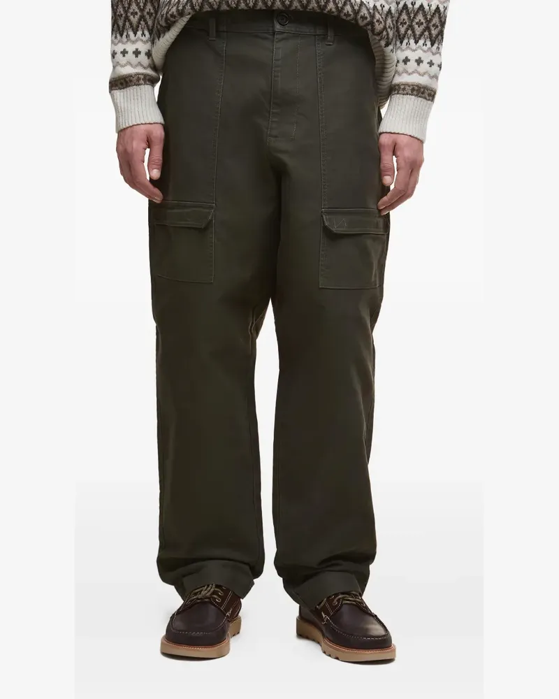 Barbour Hose mit aufgesetzten Taschen - Grün Grün