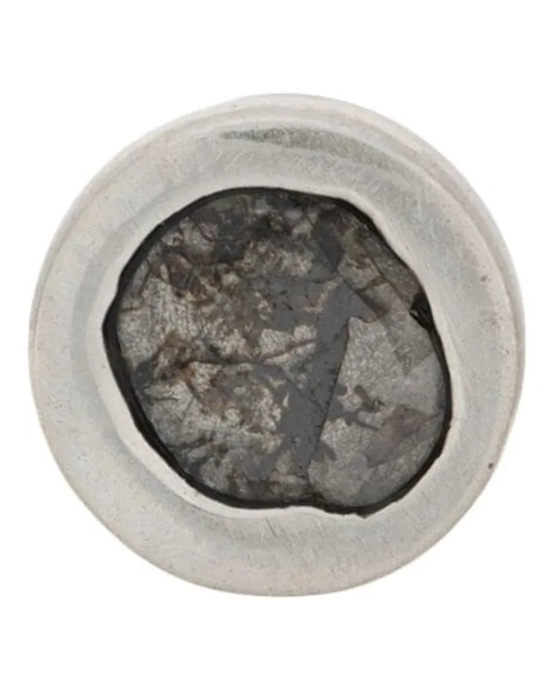 Parts Of Four Ohrstecker mit einem Diamanten - Silber Silber