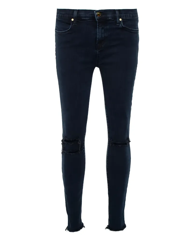 J Brand Distressed-Jeans mit Knopfverschluss - Blau Blau