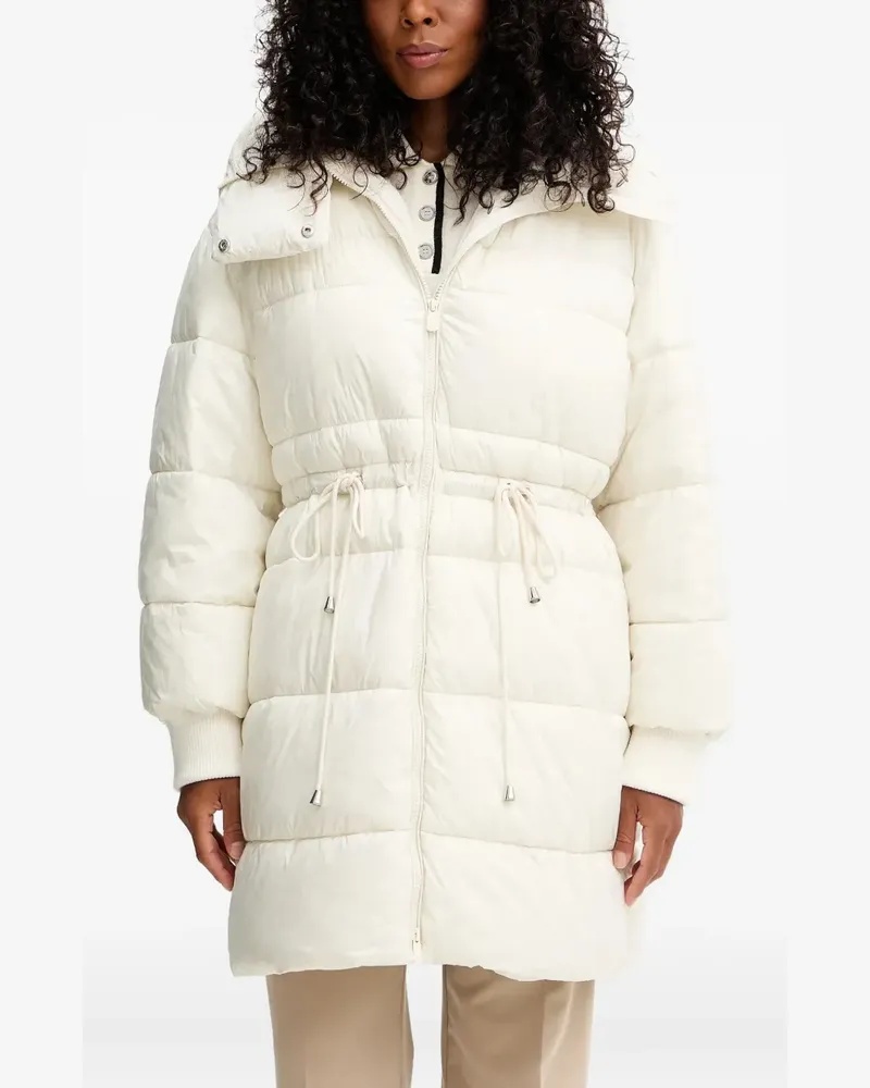 Pinko Wattierter Chutny Mantel - Weiß Weiß