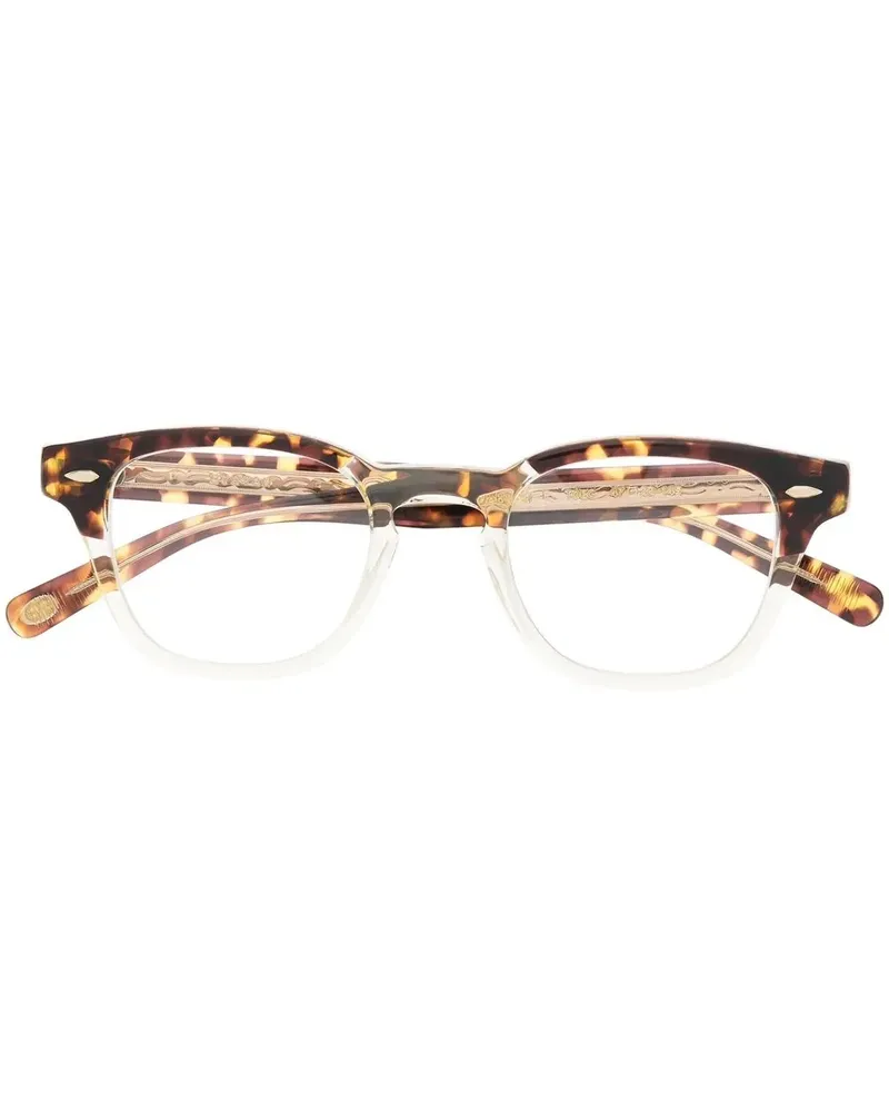 EYEVAN 7285 Eckige Webb Brille in Schildpattoptik - Braun Braun