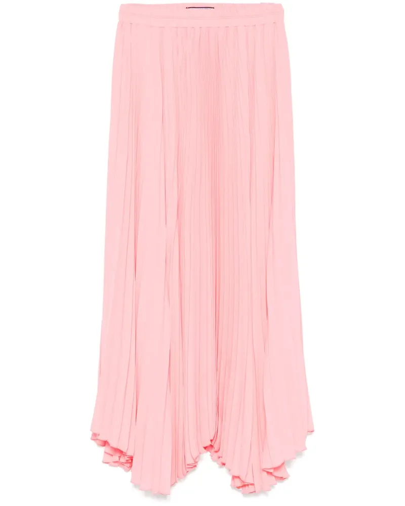 STYLAND Maxirock mit Falten - Rosa Rosa