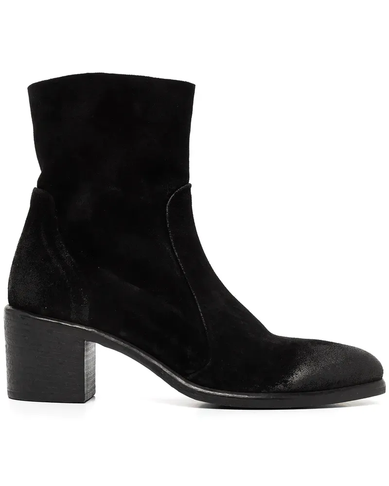 MADISON.MAISON Stiefeletten aus Wildleder - Schwarz Schwarz