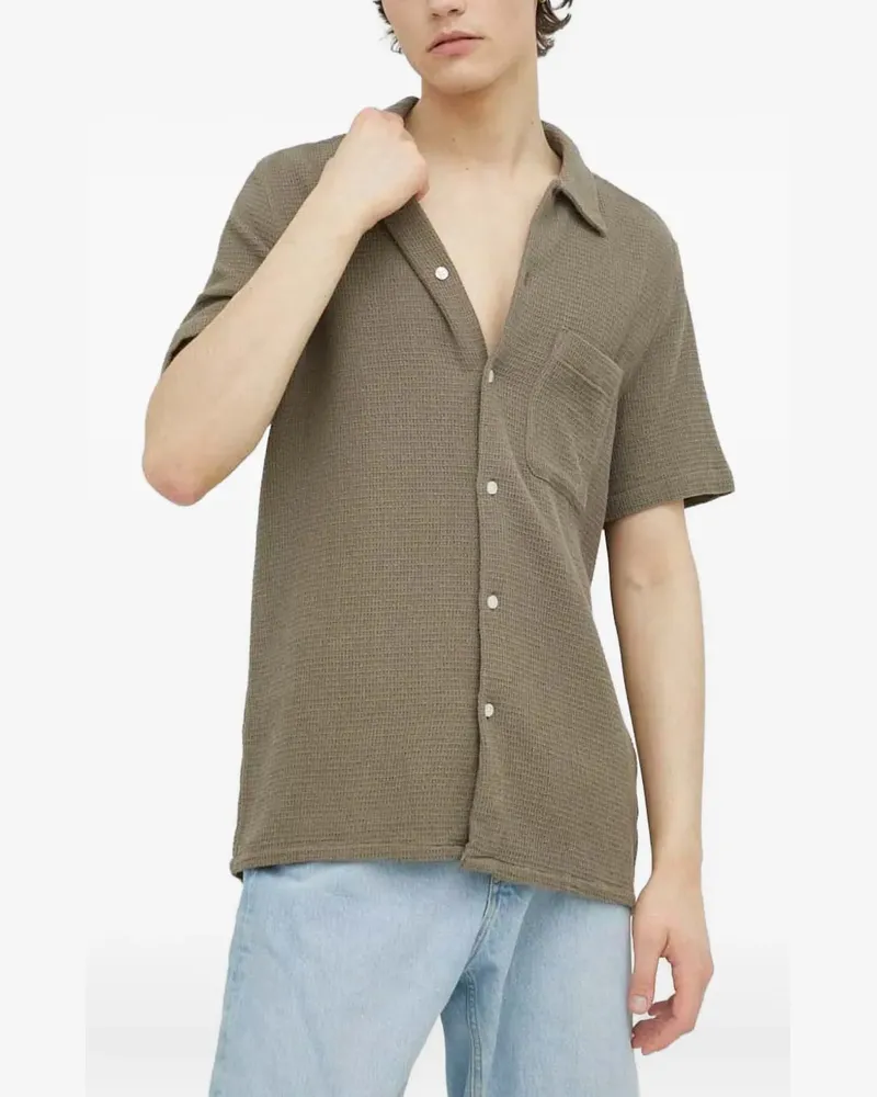 Samsøe & Samsøe Texturiertes Avan Hemd mit Tasche - Grün Grün