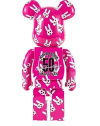 Medicom Toy Hitohata Rabbit BE@RBRICK Figur Rosa