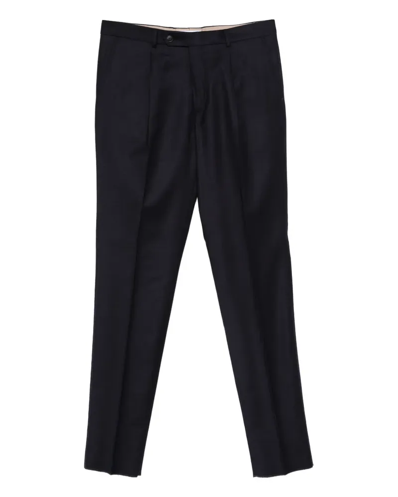 Manuel Ritz Hose aus Flanell - Blau Blau