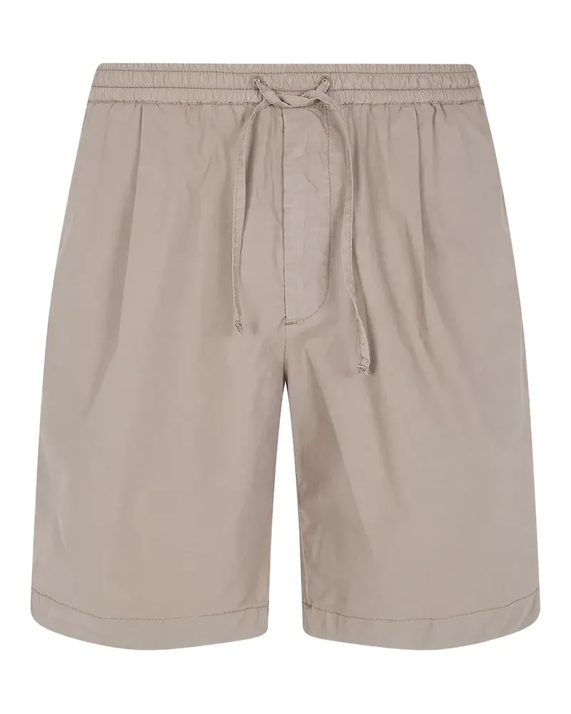 MICHAEL COAL drawstring-waist track shorts - Nude Nude