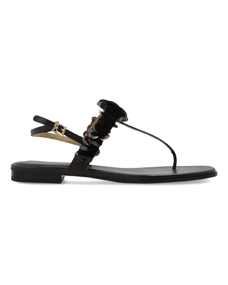 Michael Kors Loretta flower-embellished sandals - Schwarz Schwarz